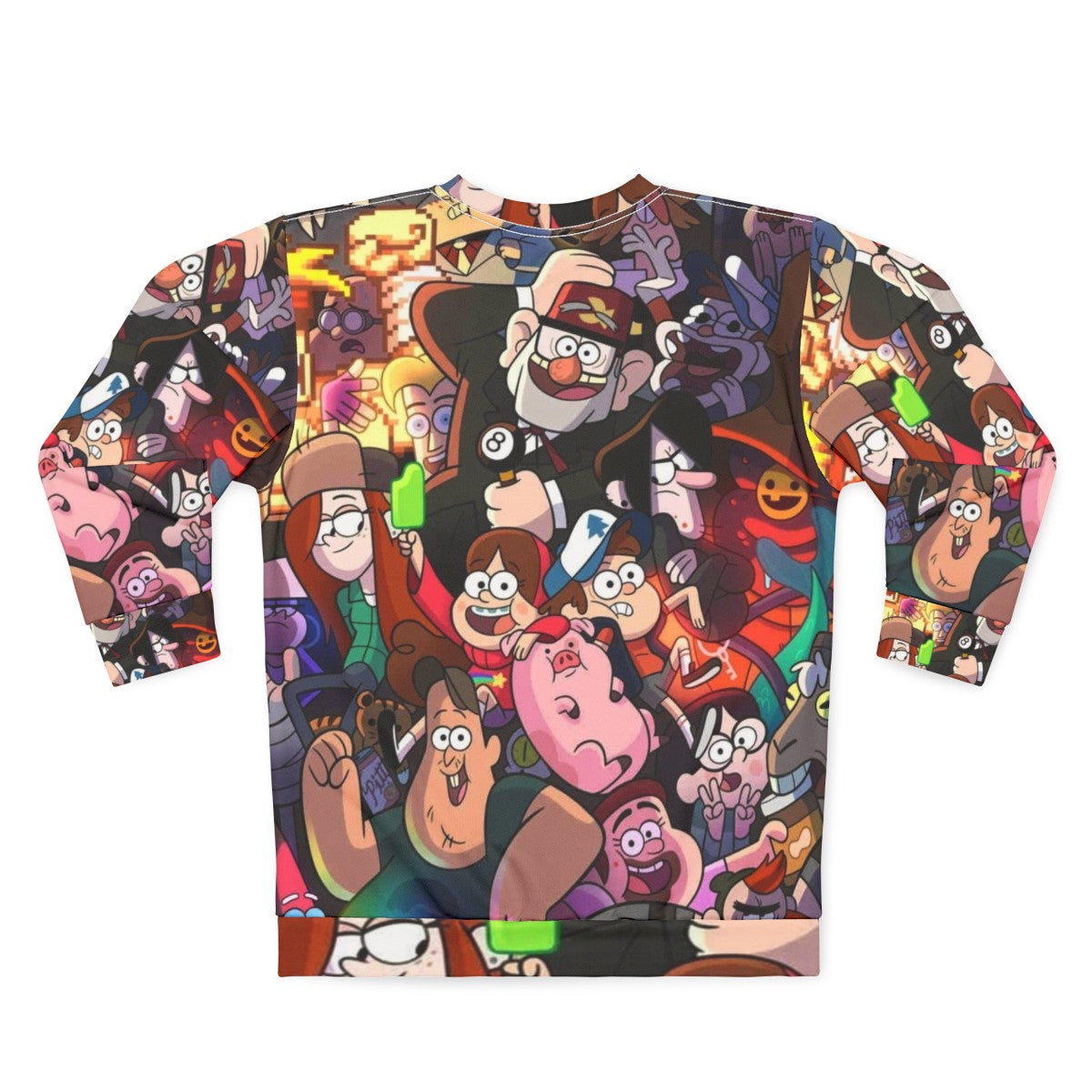 Gravity Falls cartoon sweatshirt - Back