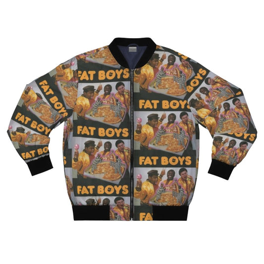 Fat Boys bomber jacket with hip hop and rap design