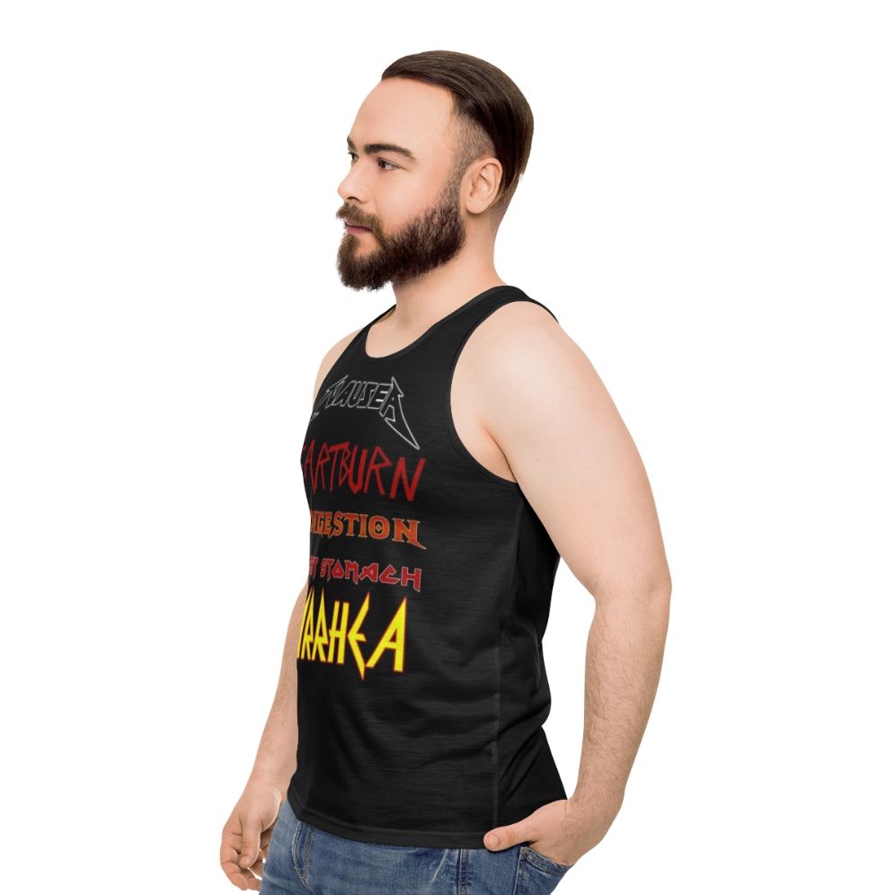 Unisex Heavy Metal Band Tour Tank Top - men side