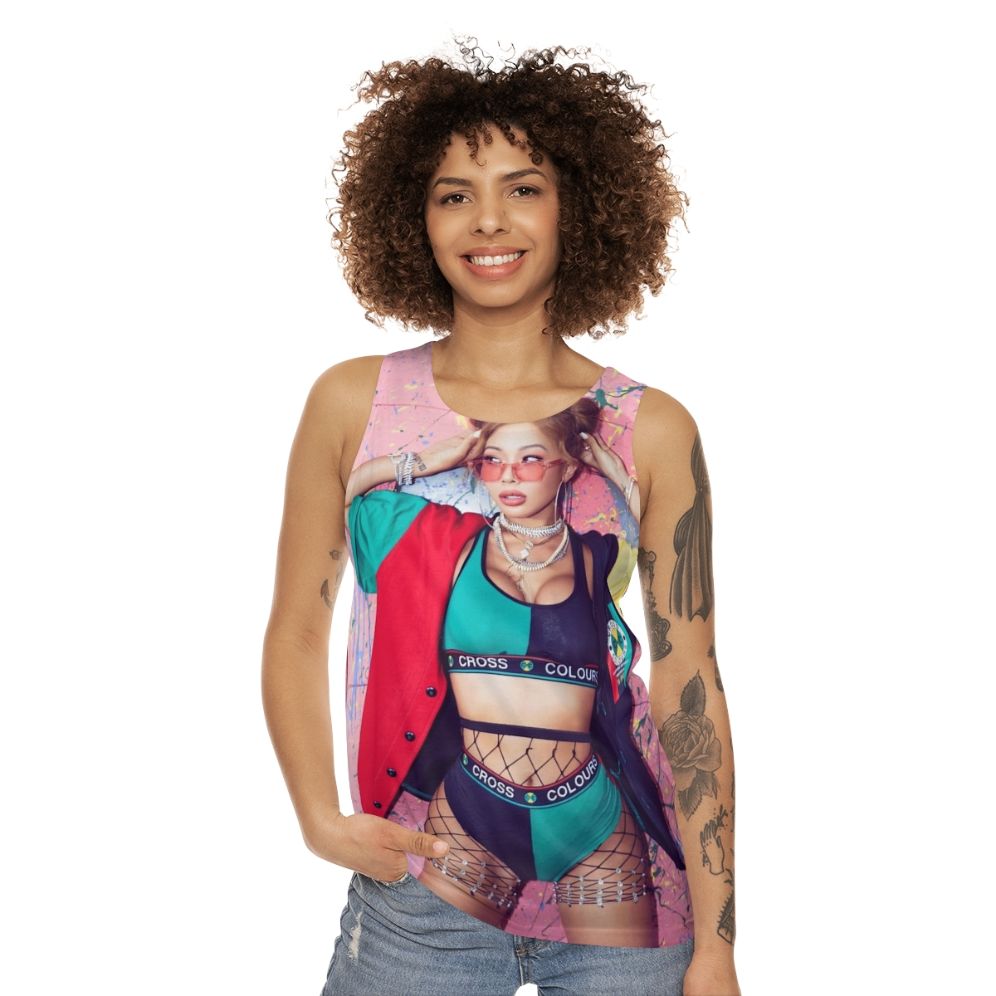 Unisex tank top for fashionable and casual wear - women