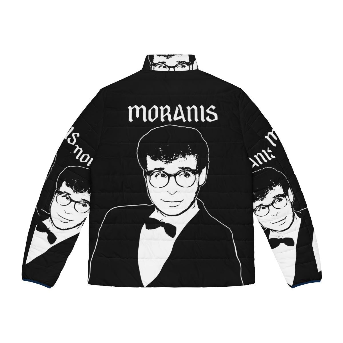 Moranis Retro Puffer Jacket - Iconic Comedy Style from the 80s and 90s - Back