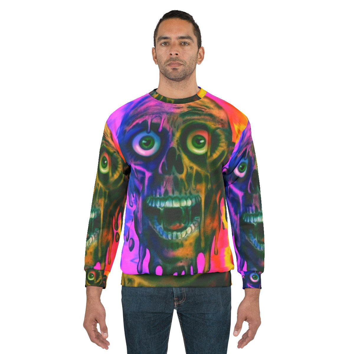 Tar Man Return of the Living Dead Horror Movie Sweatshirt - men