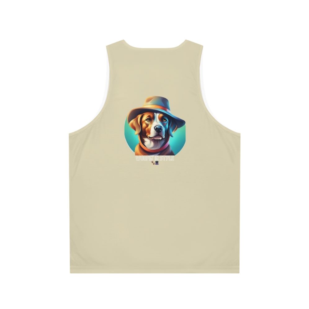 Fashionable unisex tank top for stylish pets - Back