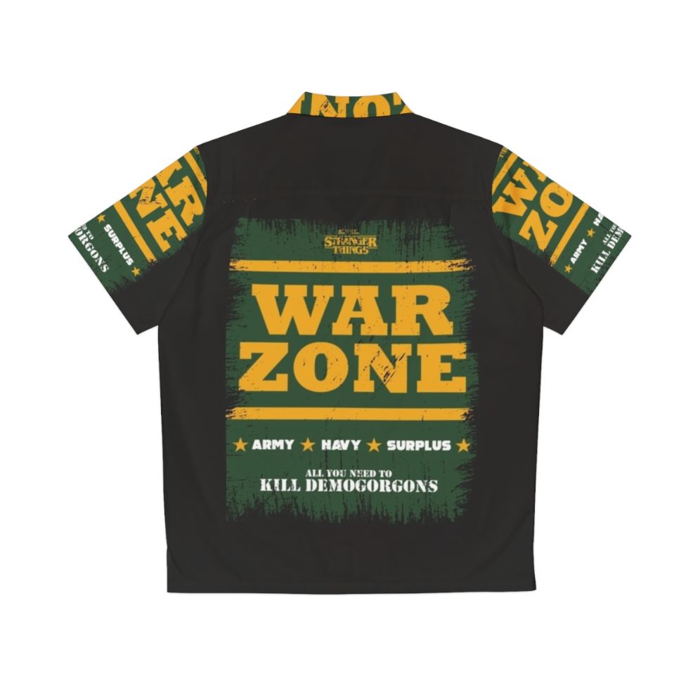 Stranger Things 4 War Zone Hawaiian Shirt - Back