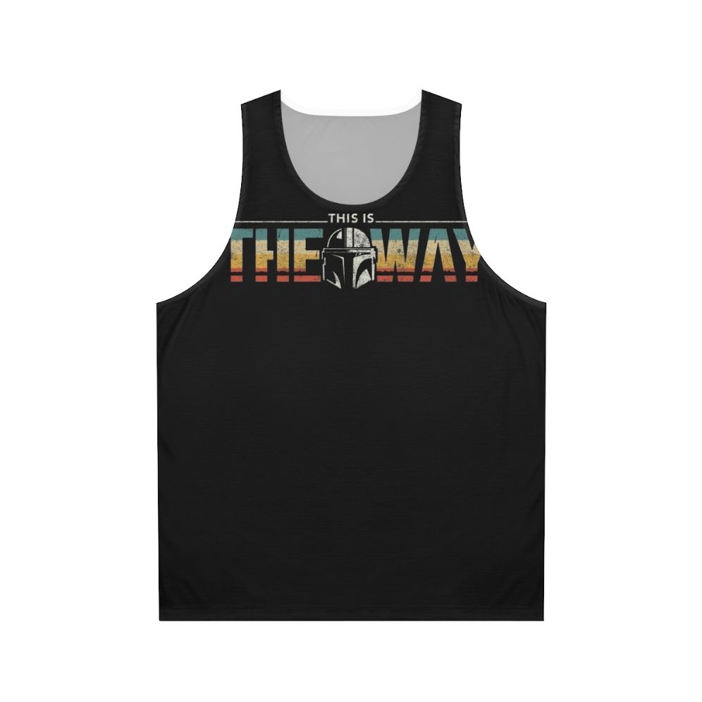 Unisex 'This Is The Way' Mandalorian Inspired Tank Top