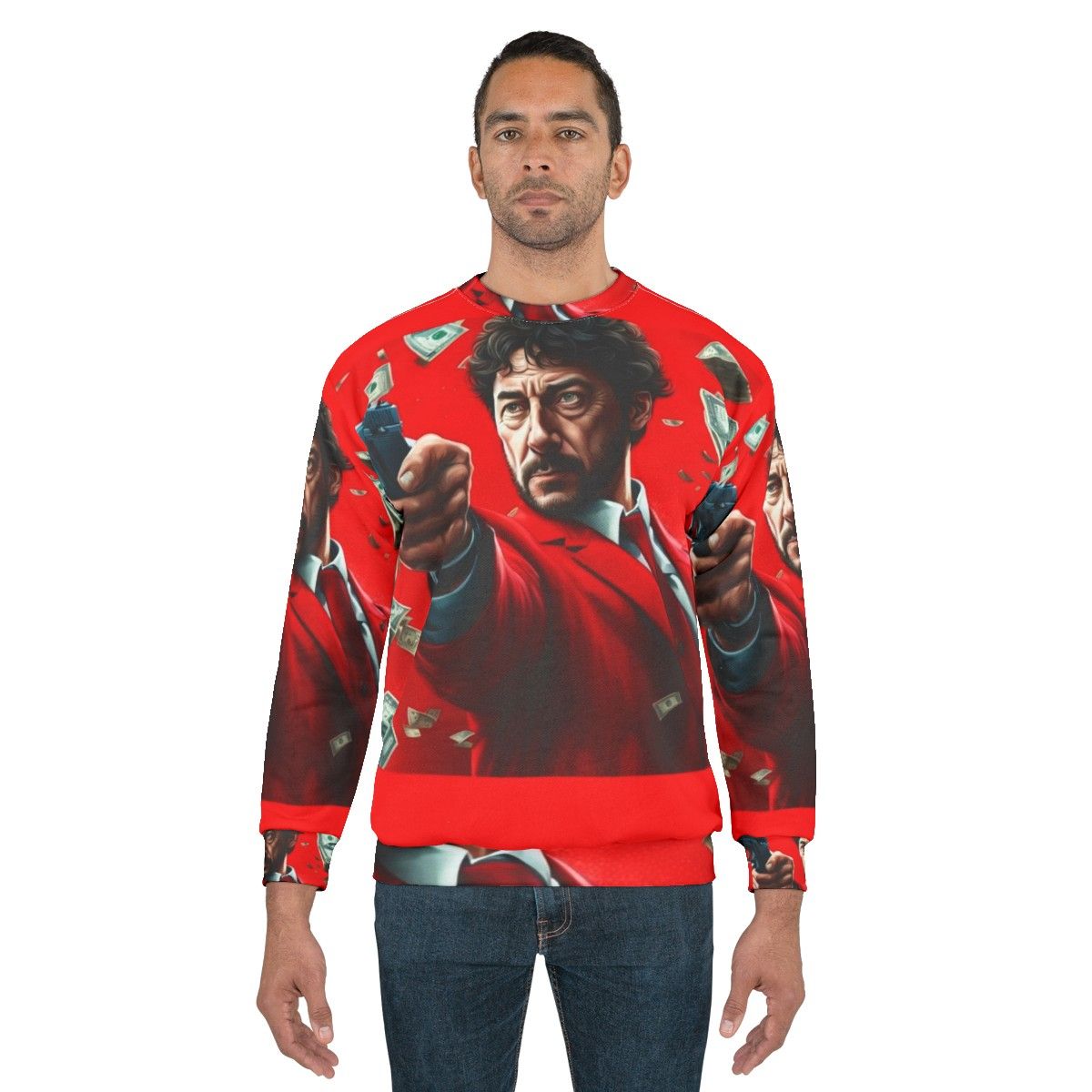 Money Heist Red Suit Sweatshirt - men