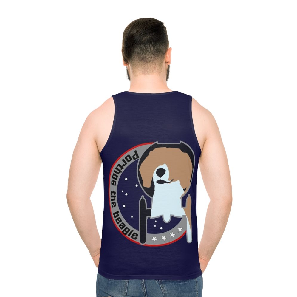 Porthos Star Trek Enterprise Unisex Tank Top - men back