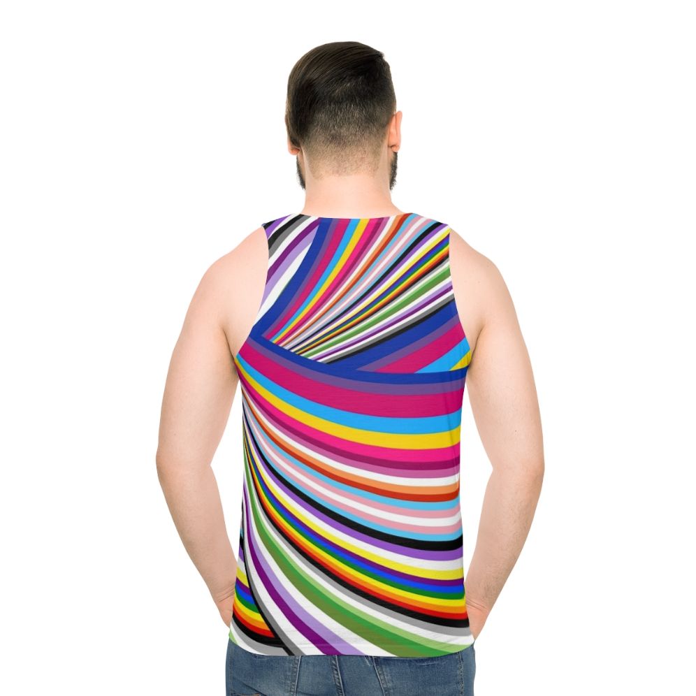 Unisex Pride Flags Tank Top - men back