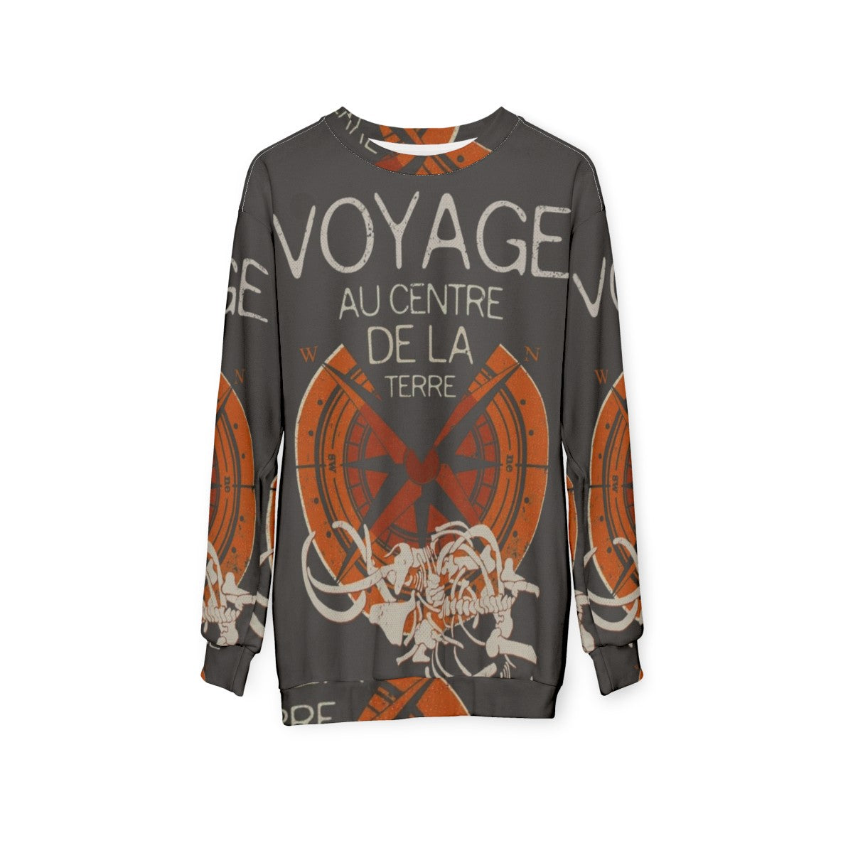 Jules Verne books collection sweatshirt - hanging