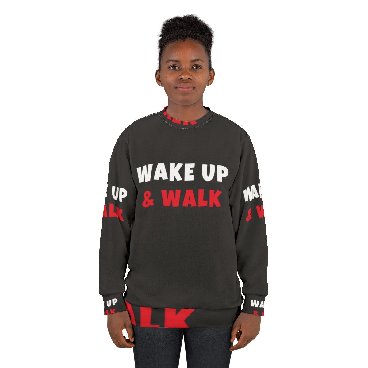 Wake Up and Walk Activities Hobbies Activewear Sweatshirt - women