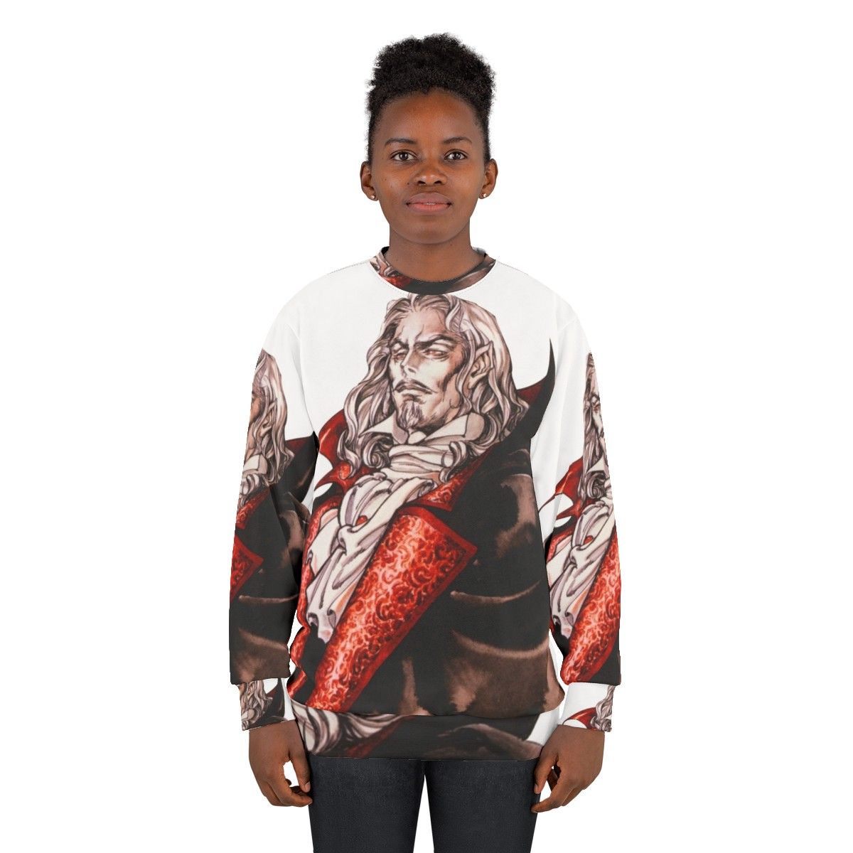 Dracula Hector Chibi Gothic Inspired Sweatshirt - women