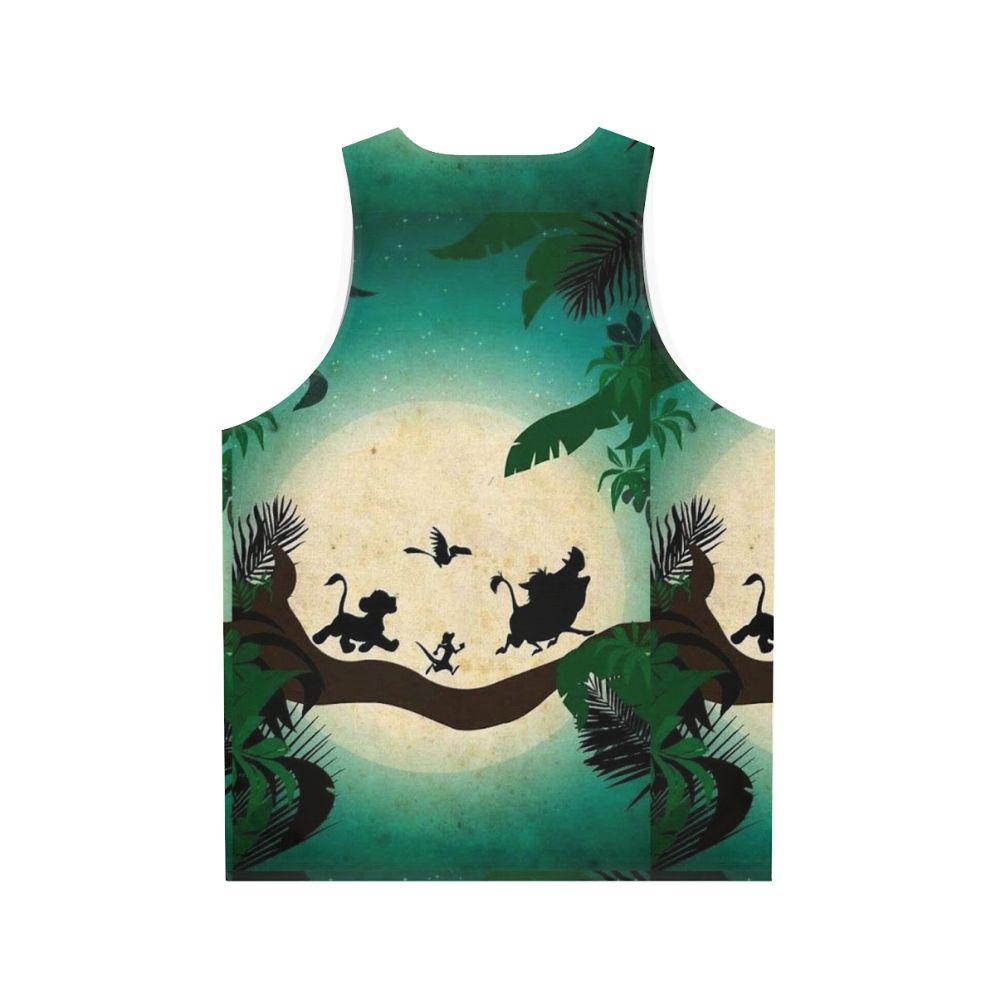 Simba Lion King Unisex Tank Top - Back