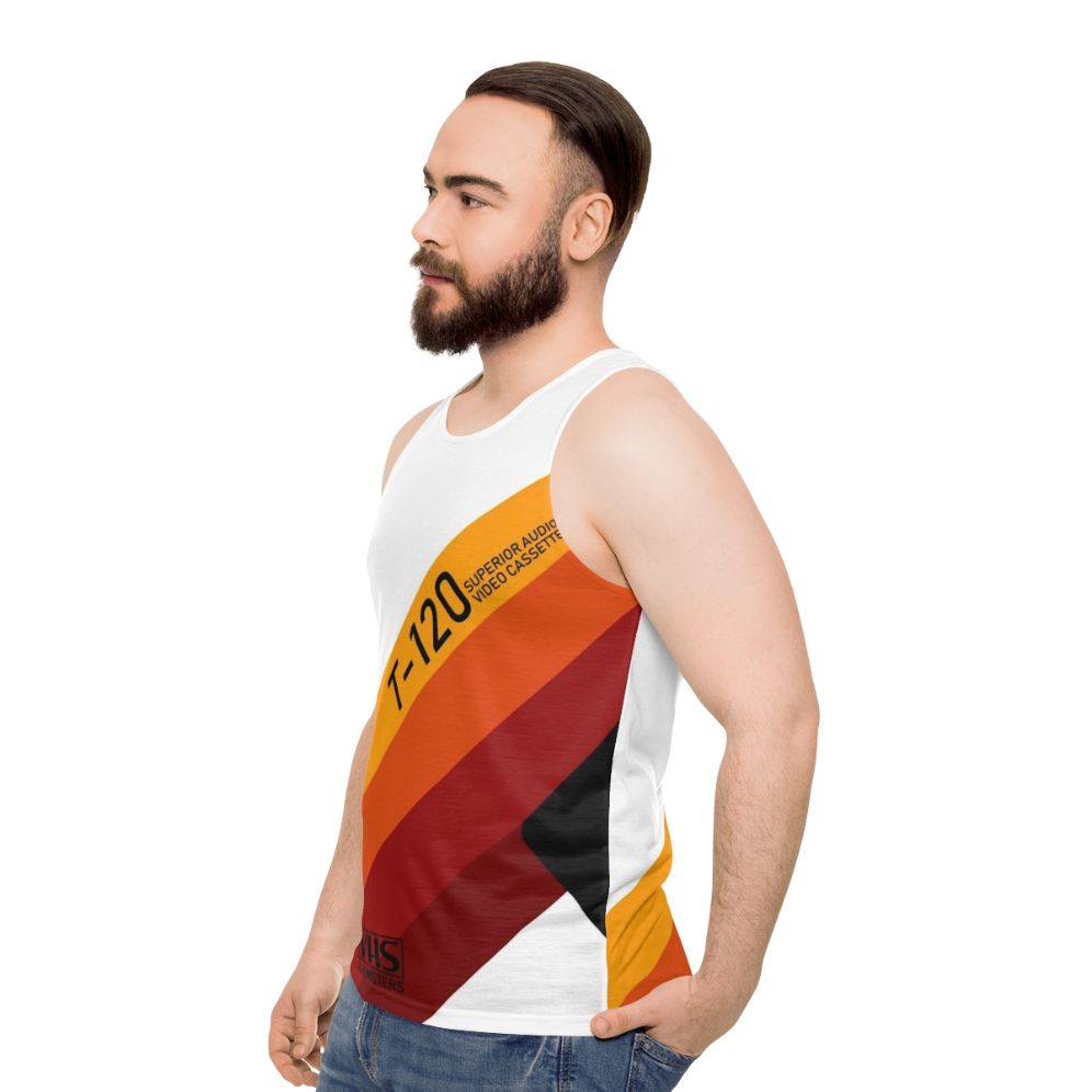 90s vaporwave retro tank top - men side