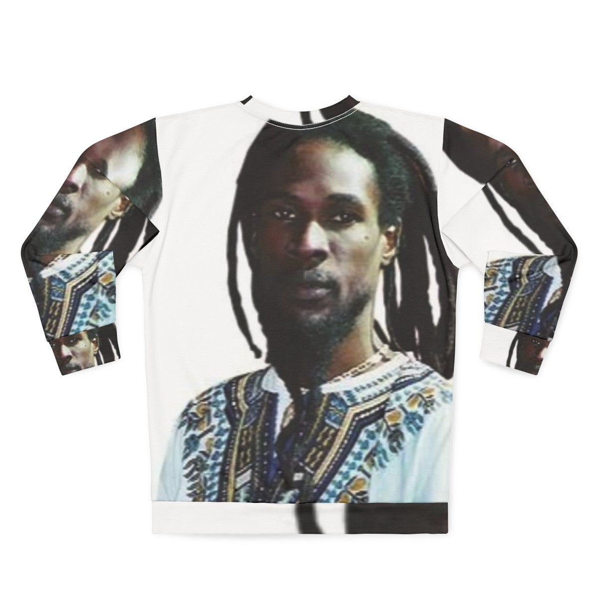 Vaughn Benjamin Midnite Reggae Rastafarian Sweatshirt - Back