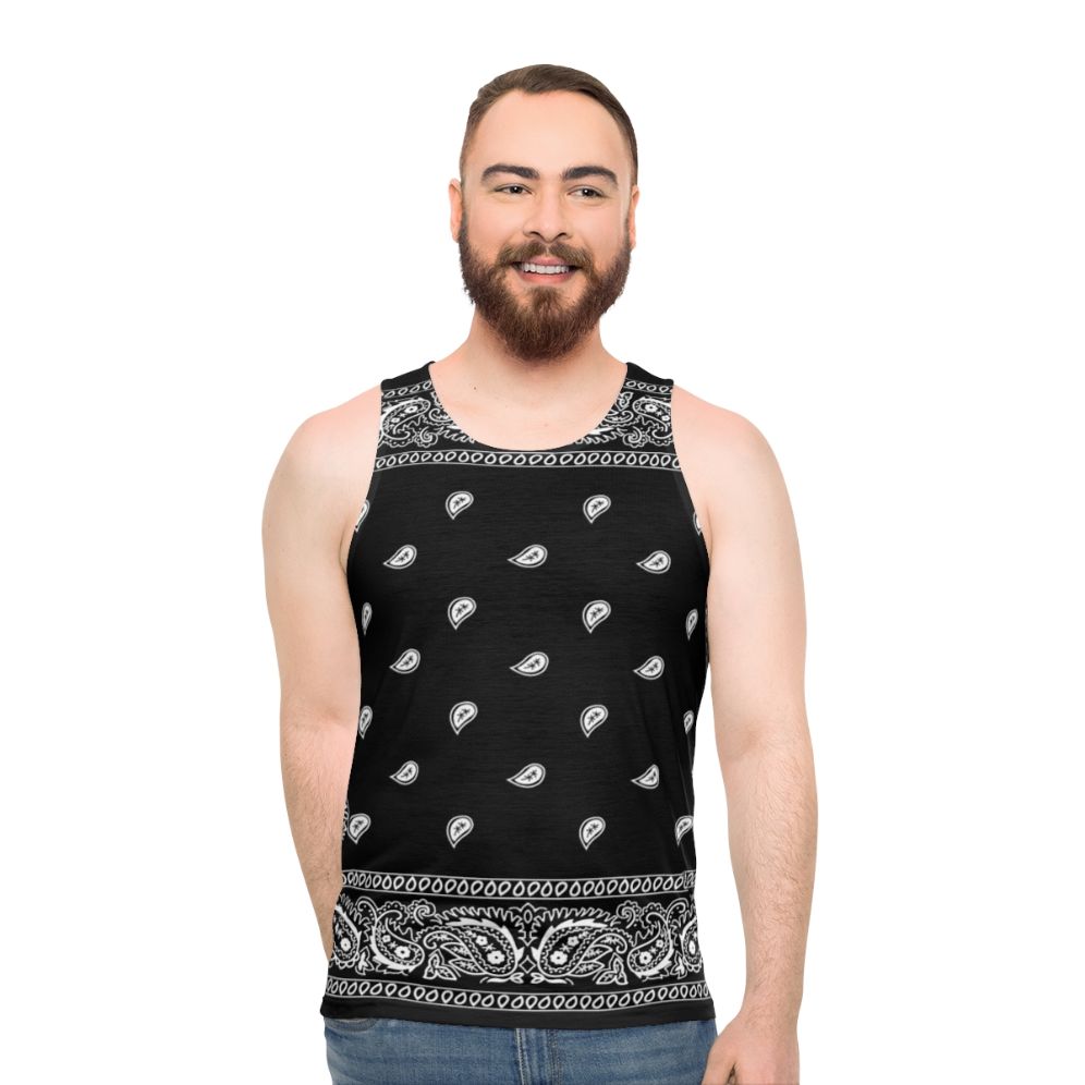 Bandana unisex tank top - men