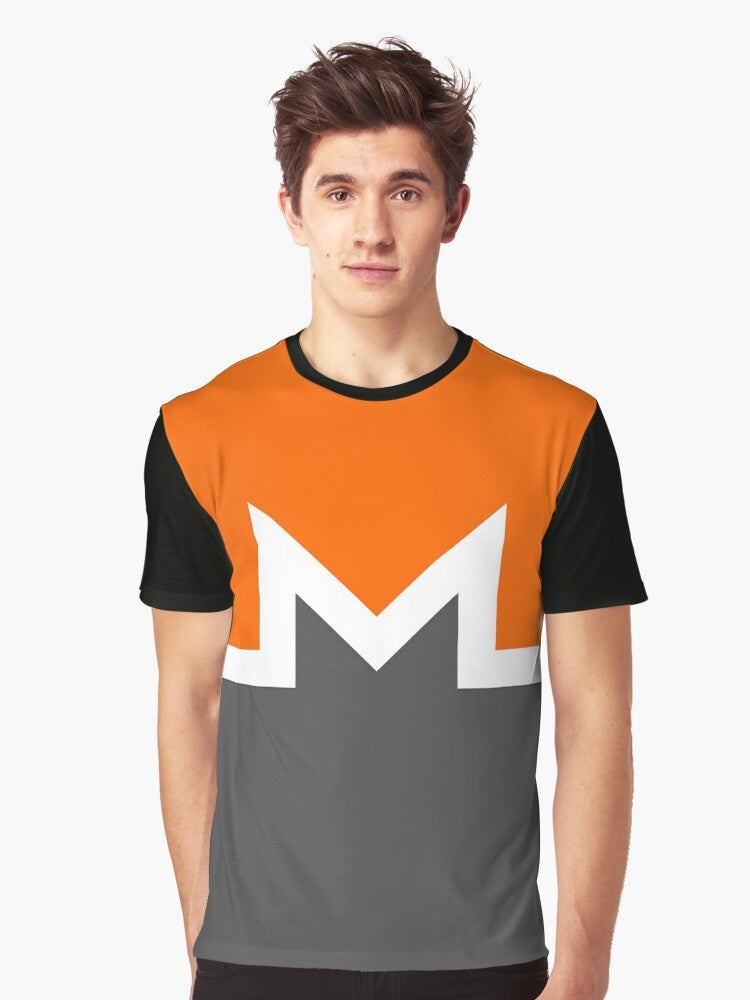 Monero cryptocurrency privacy secure anonymous graphic t-shirt design - Men