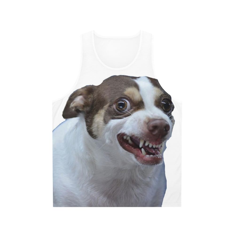 Mr Bubz Unisex Chihuahua Design Tank Top