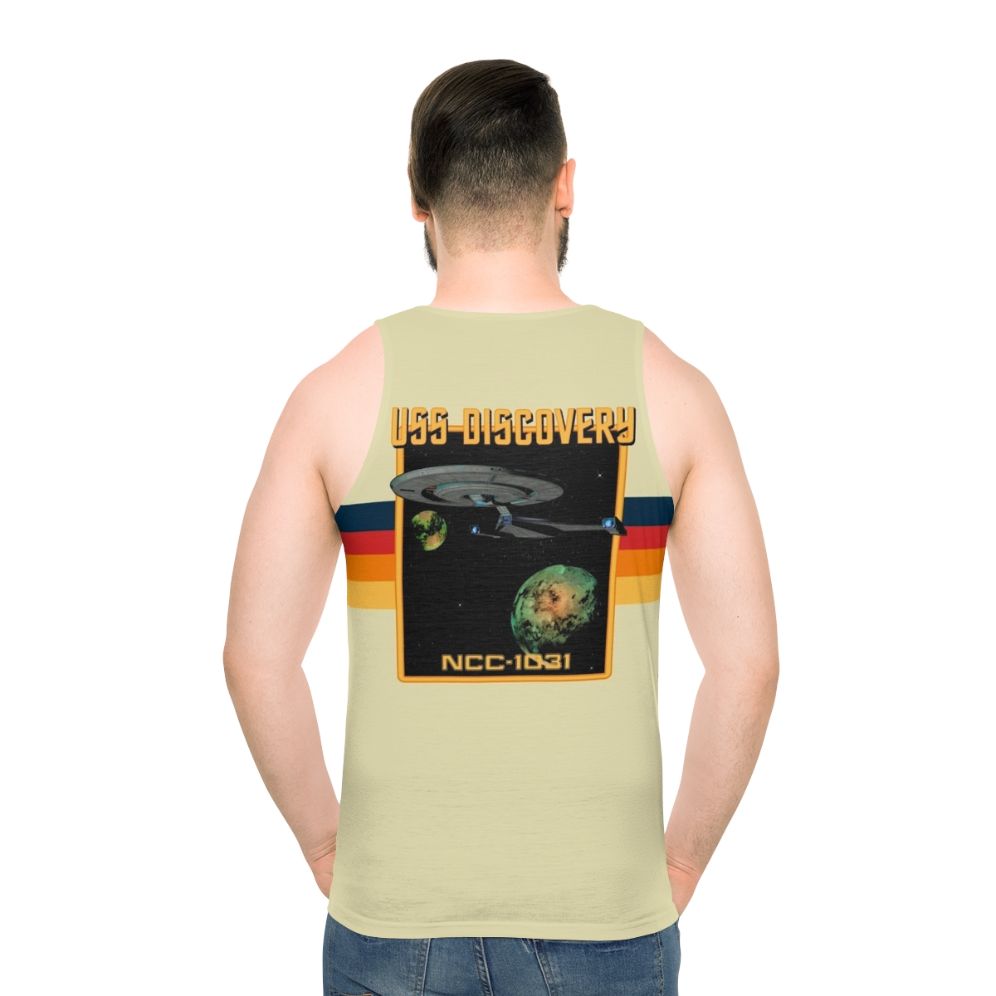 USS Discovery NCC-1031 Star Trek Unisex Tank Top - men back