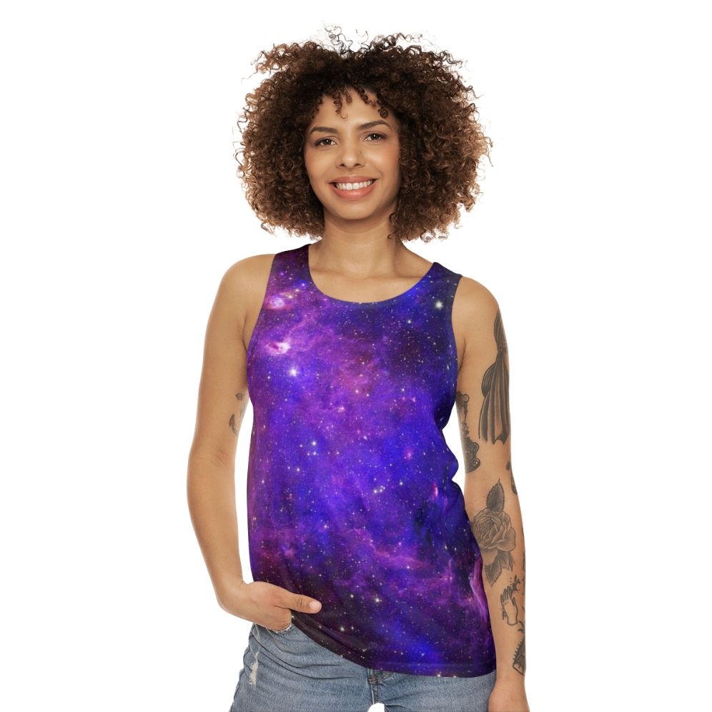 Galaxy Design Unisex Cosmic Tank Top - women