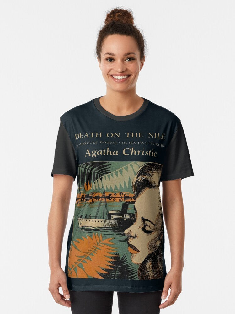 Agatha Christie's Poirot Detective Story Graphic T-Shirt - Women