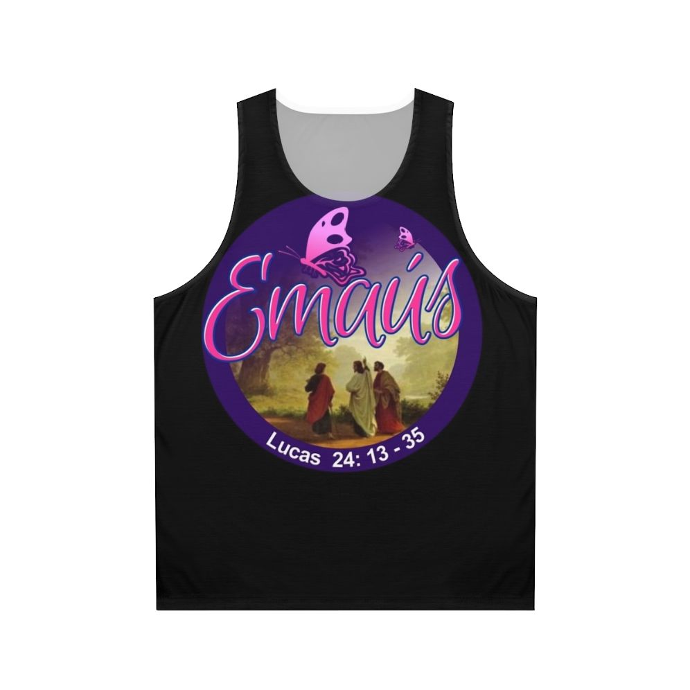 Emmaus Jesus Christ Resurrection Unisex Tank Top