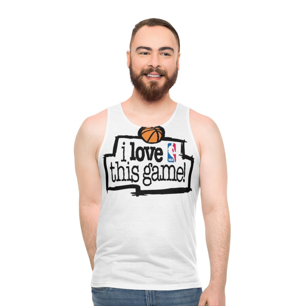 Unisex 'I Love This Game' Graphic Tank Top - men