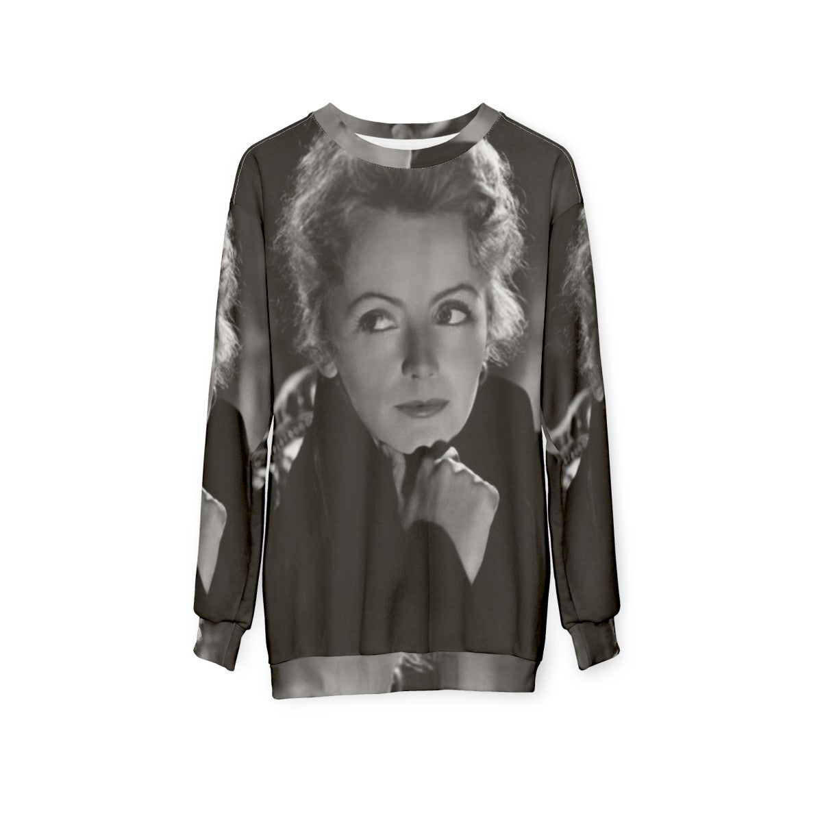 Vintage Greta Garbo Classic Hollywood Sweatshirt - hanging