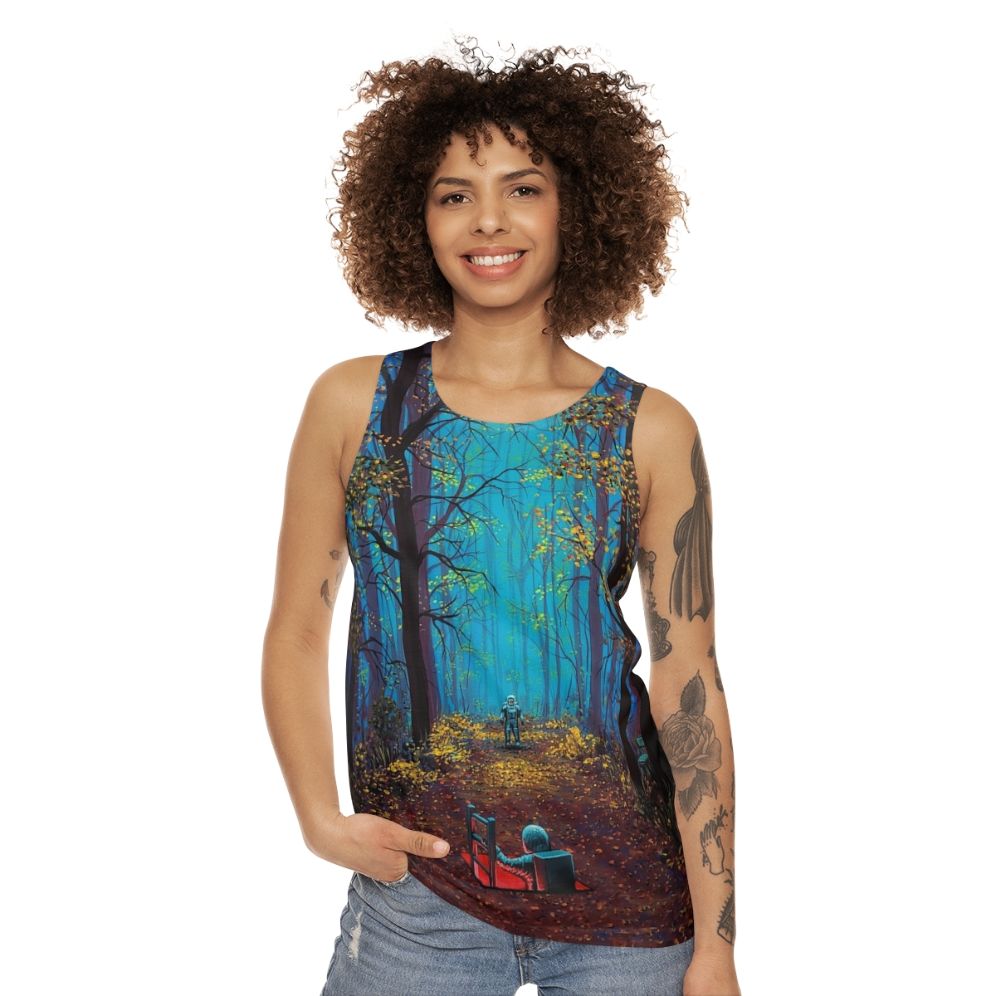 Cosmic Astronaut Unisex Tank Top - women