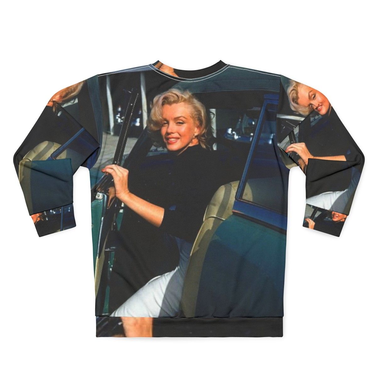 Marilyn Monroe Retro Aesthetic Sweatshirt - Back