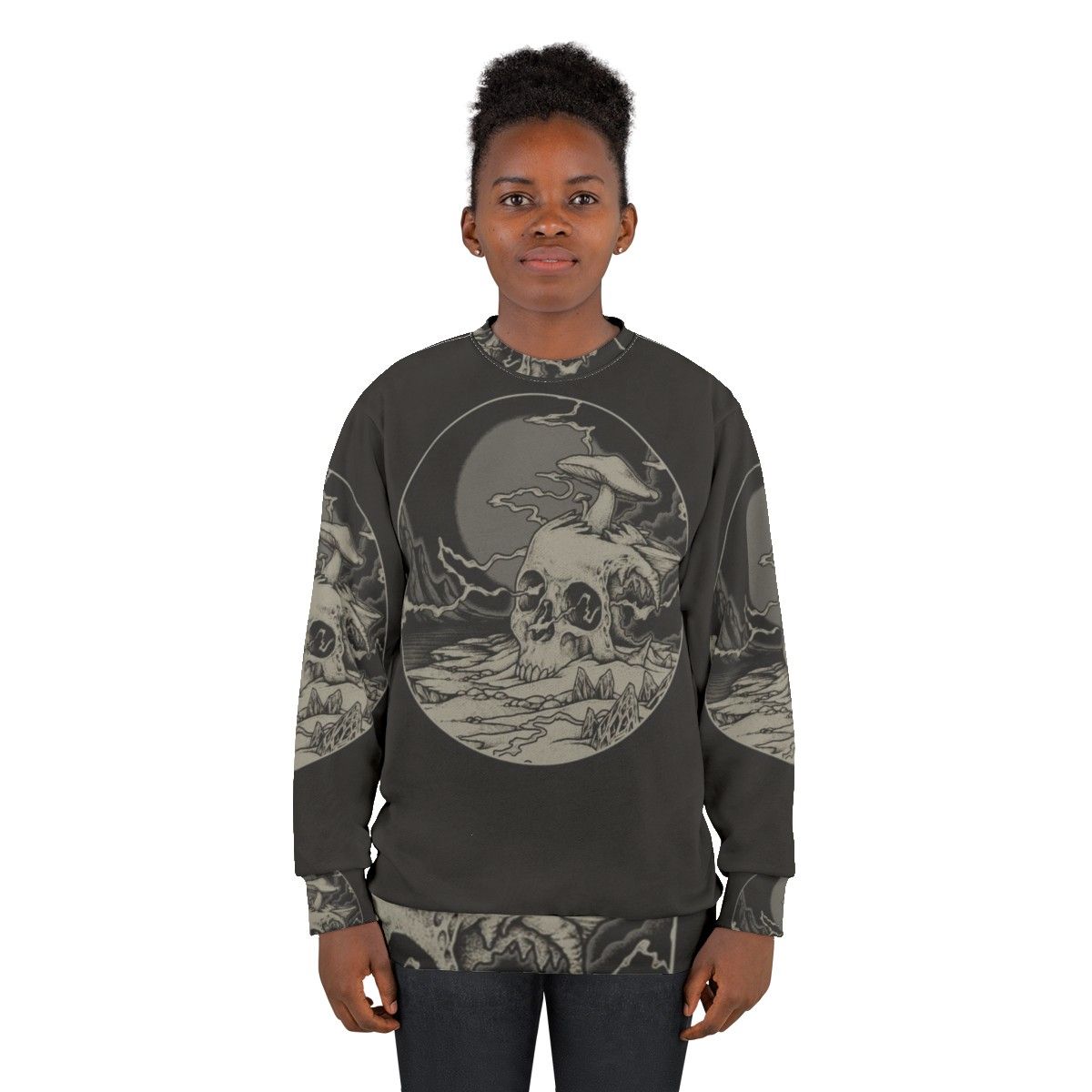 Lost Voyager Psychedelic Cosmic Sweatshirt - women