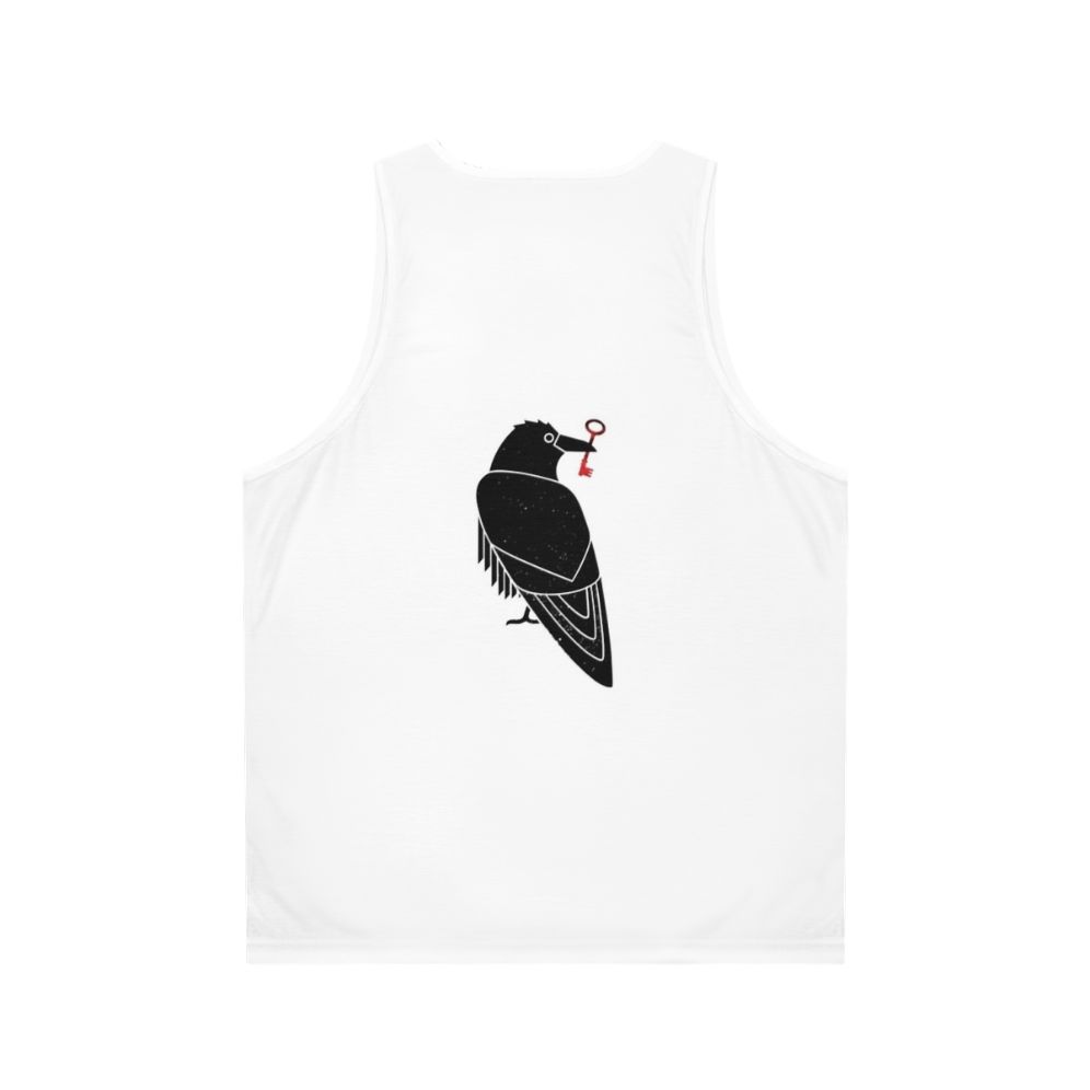 Unisex Science Geek Sci-Hub Raven Tank Top - Back