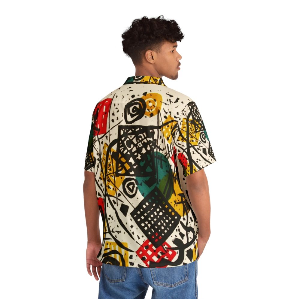 Wassily Kandinsky inspired abstract art Hawaiian shirt - People Back