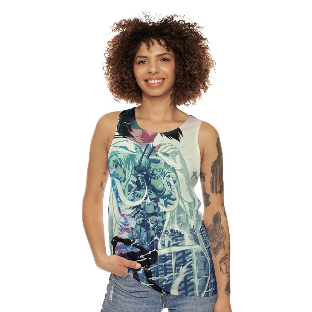 Ghost in the Shell Unisex Tank Top by Masamune Shirow - women