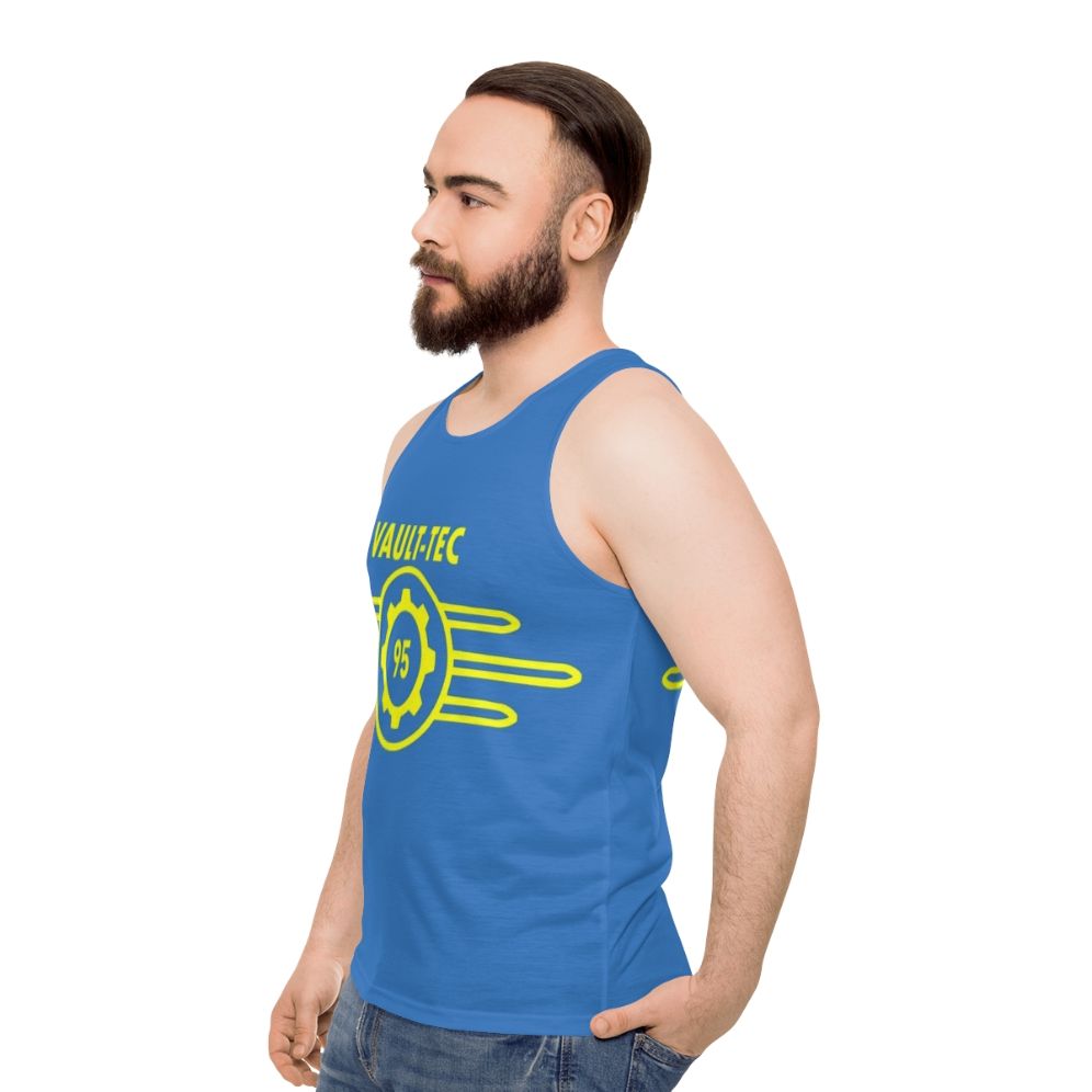 Fallout Inspired Unisex Tank Top - men side