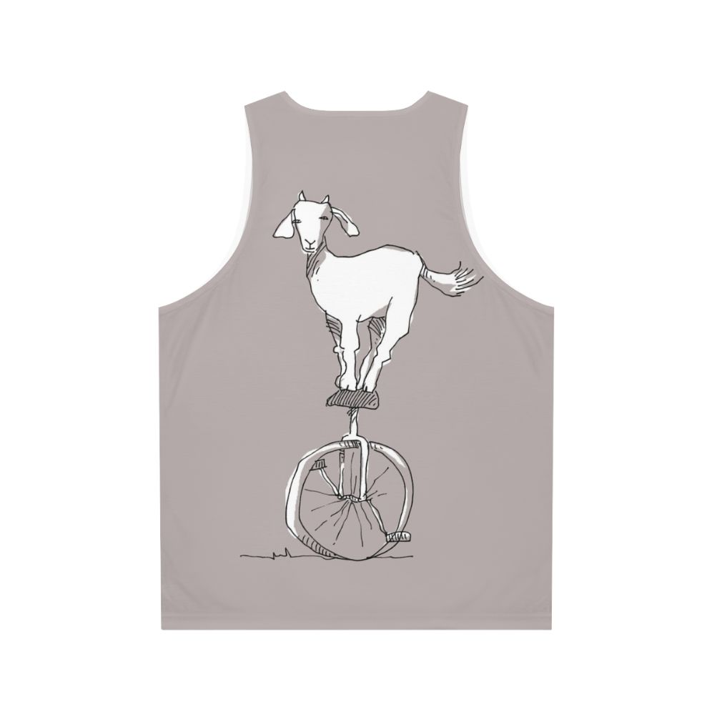 Goat on a unicycle graphic - Back