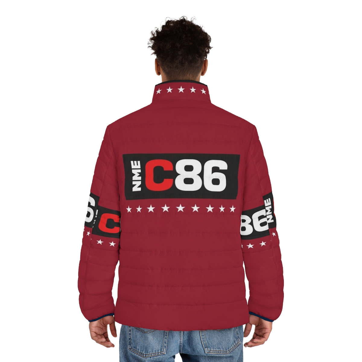 C86 Puffer Jacket - Iconic 80s British Indie Pop Fashion - men back