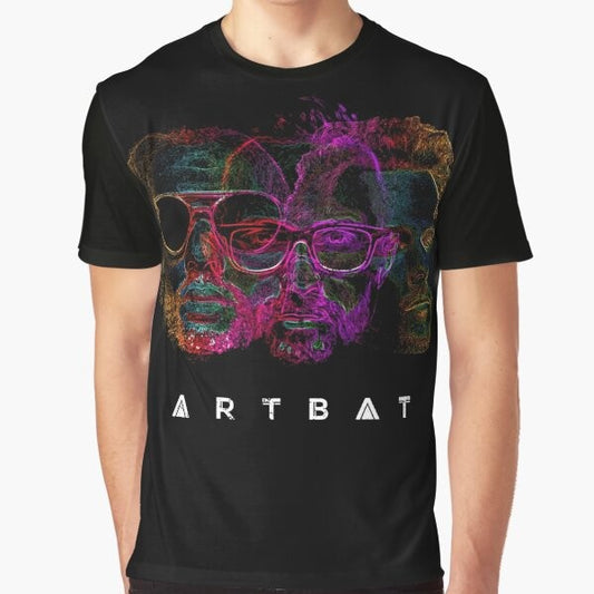 Artbat music band graphic t-shirt design with a minimalist illustration