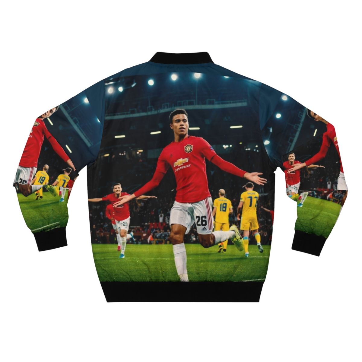 Mason Greenwood Inspired Bomber Jacket - Back