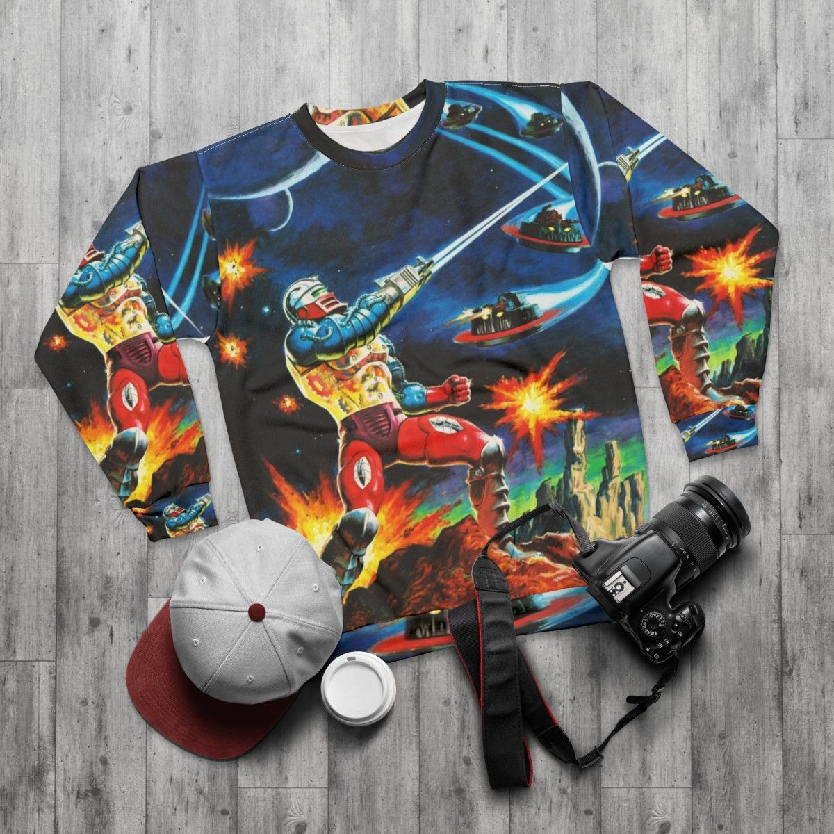 Masters of the Universe He-Man Sweatshirt - flat lay