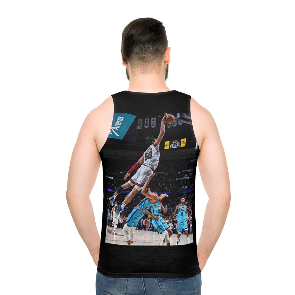 Aaron Gordon slam dunk fanart unisex tank top - men back