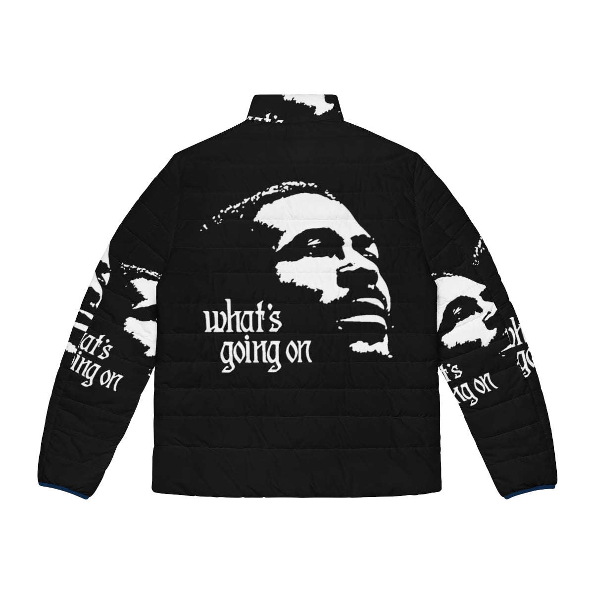 Marvin Gaye "What's Going On" Puffer Jacket - Back