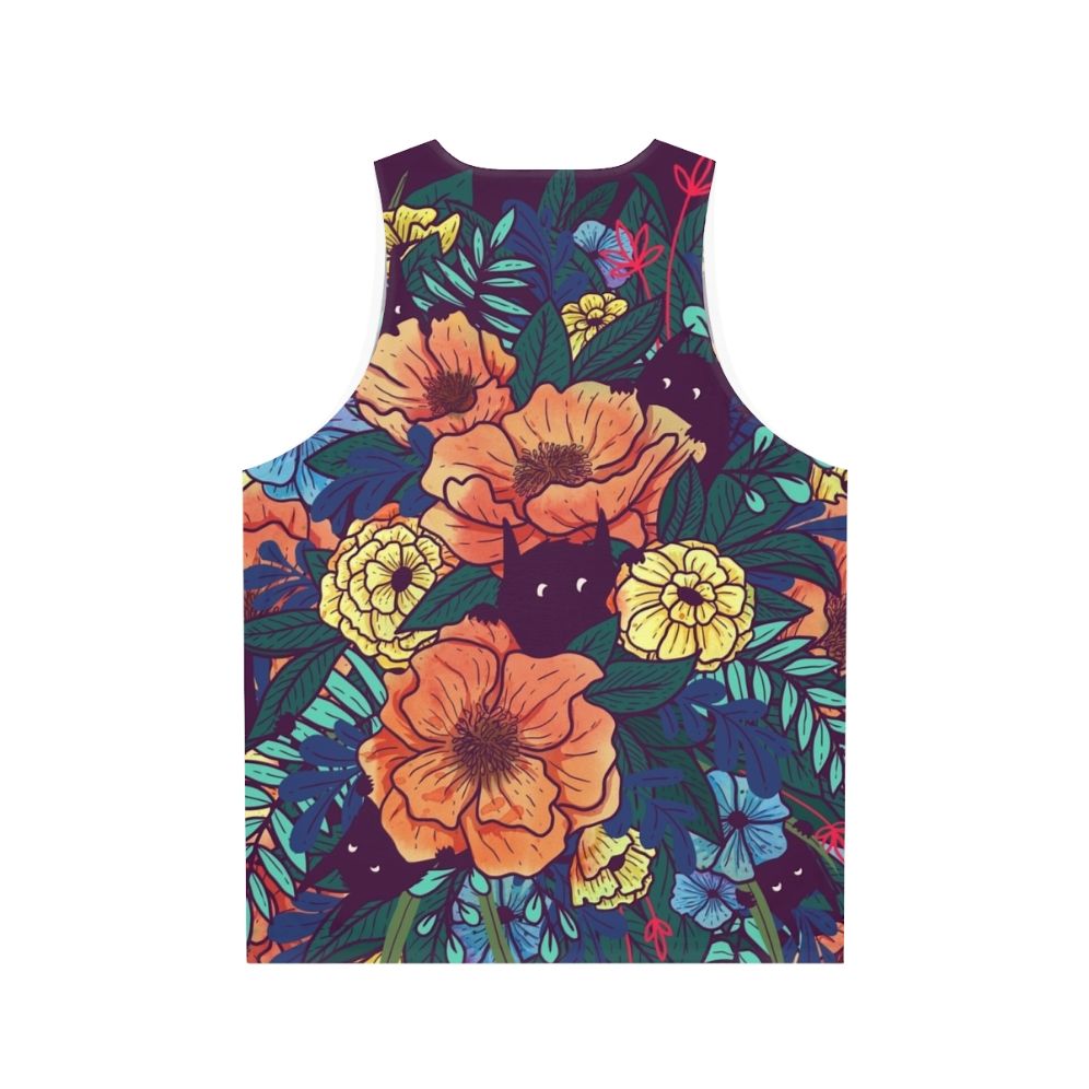 Wild Flowers Unisex Tank Top - Back