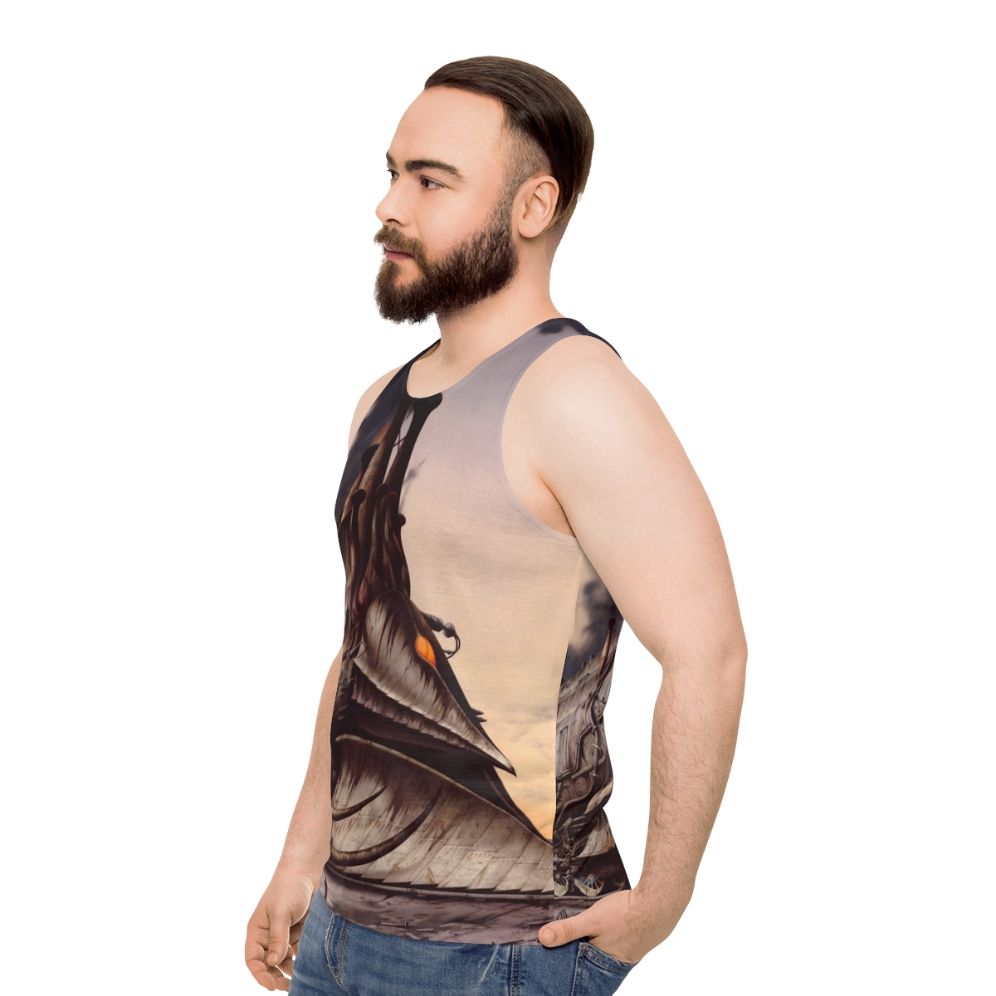 Heavy Metal Hero Unisex Tank Top - men side