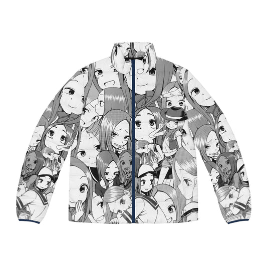 Smug Takagi San Queen Puffer Jacket - Anime Inspired Winter Fashion