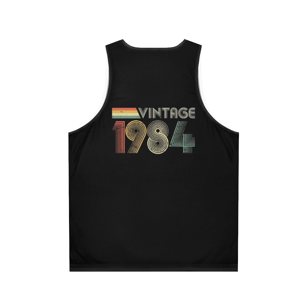 Vintage 1984 40th Birthday Unisex Tank Top - Back