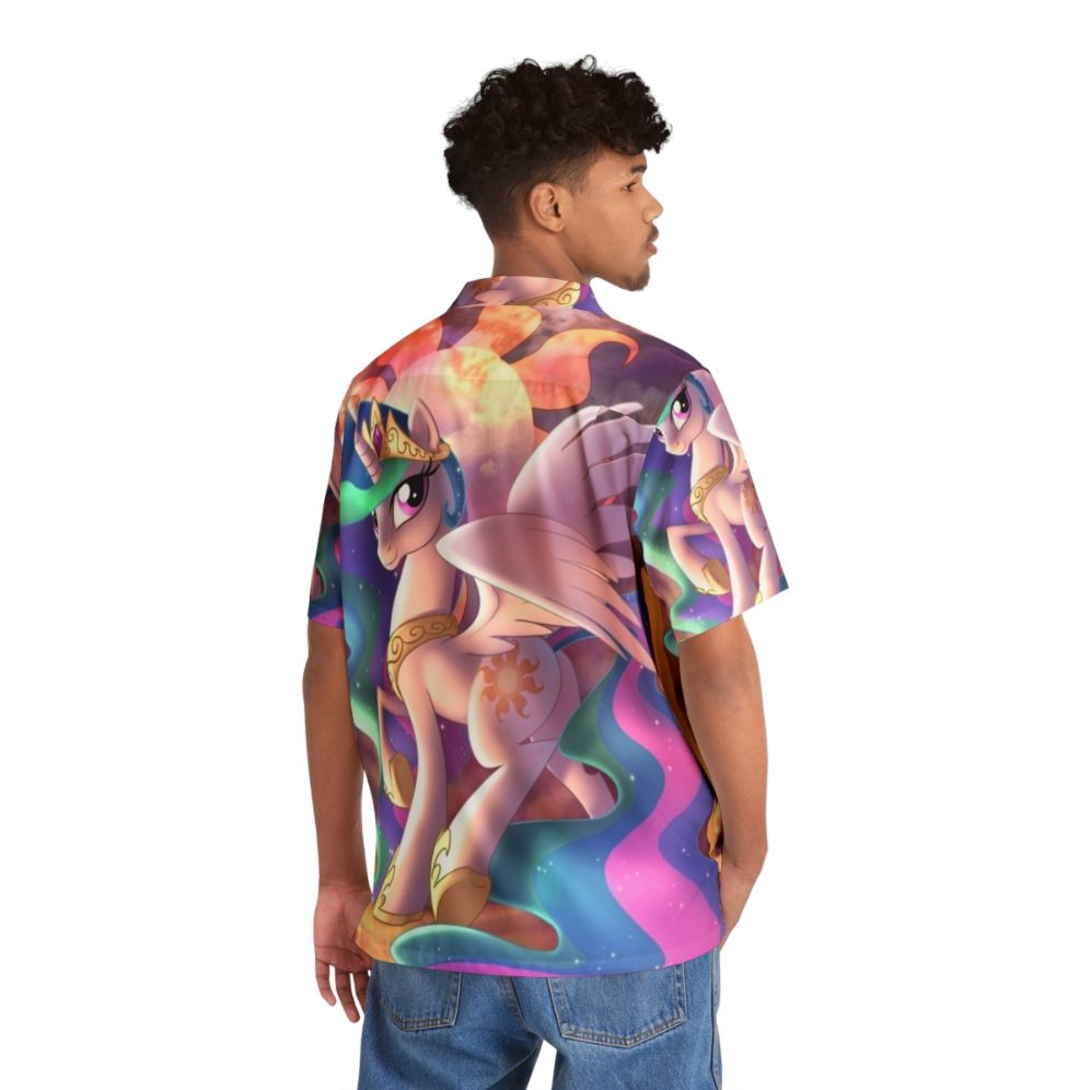 Celestial Deity of the Dawn Hawaiian Shirt - People Back