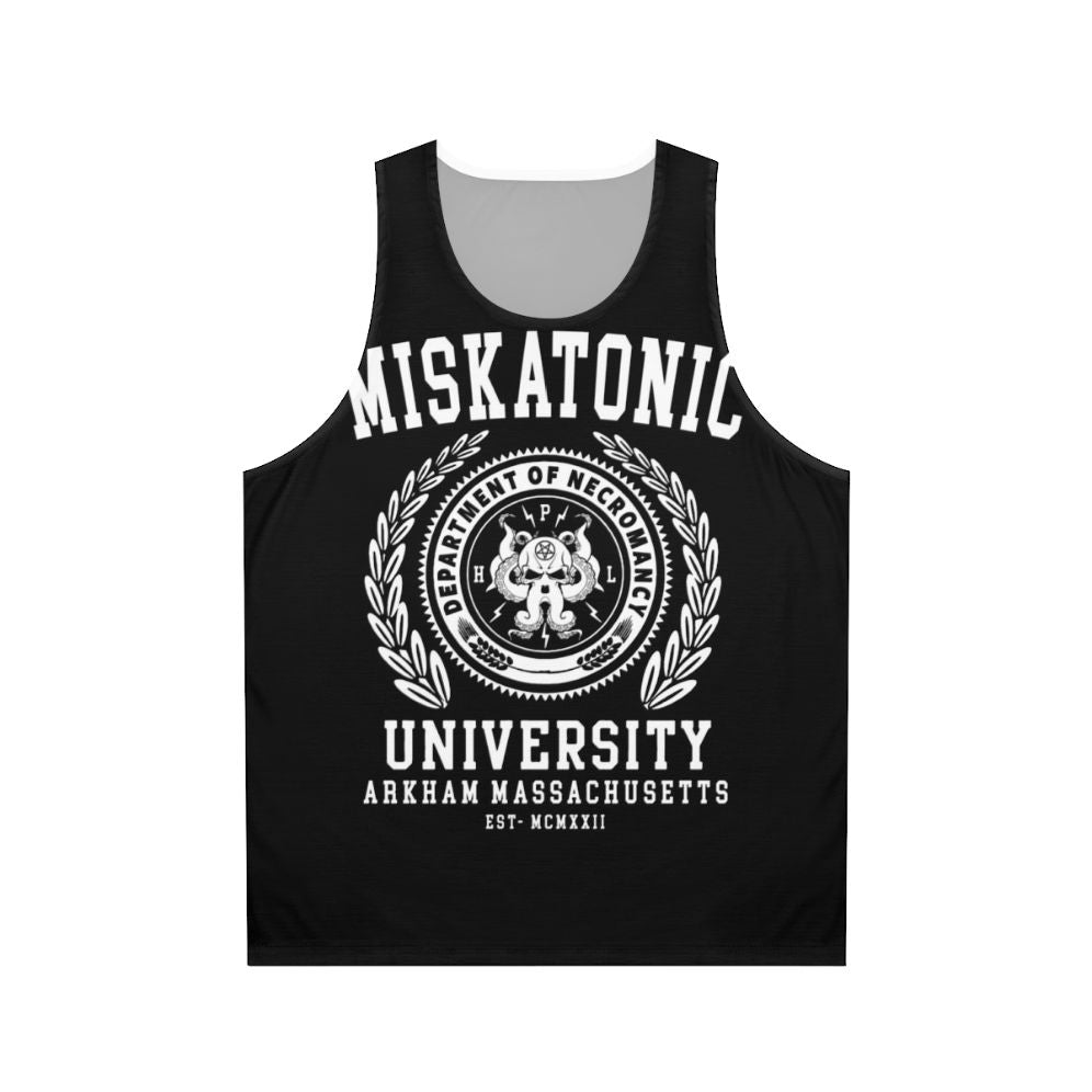 Cthulhu and Lovecraft Miskatonic University Unisex Tank Top