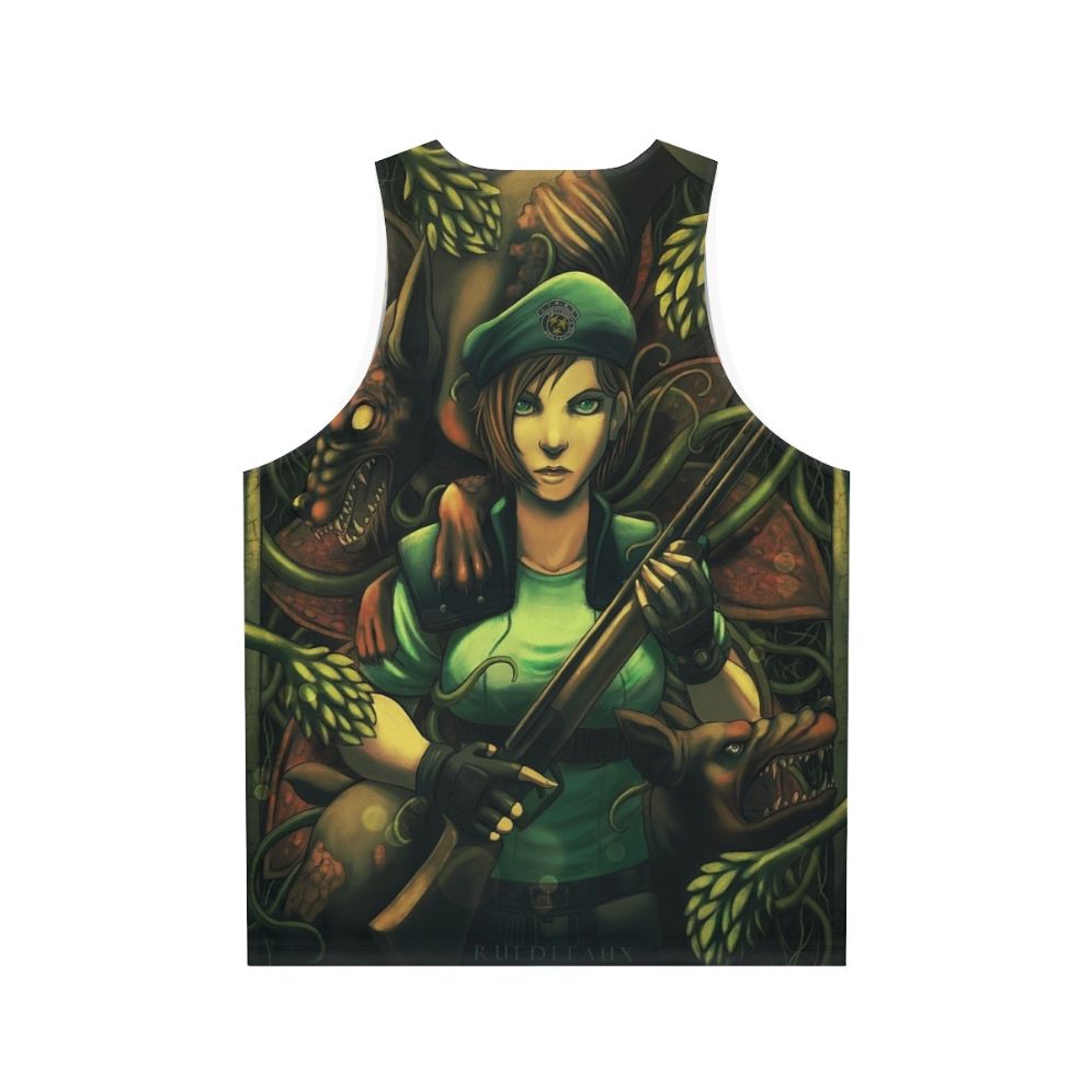 Resident Evil Jill Valentine Horror Game Tank Top - Back