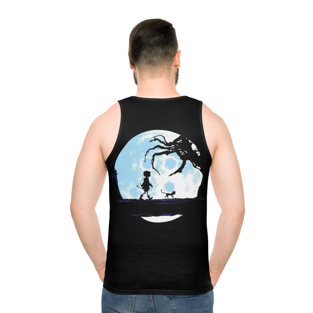 Retro Moonwalk Unisex Tank Top - men back