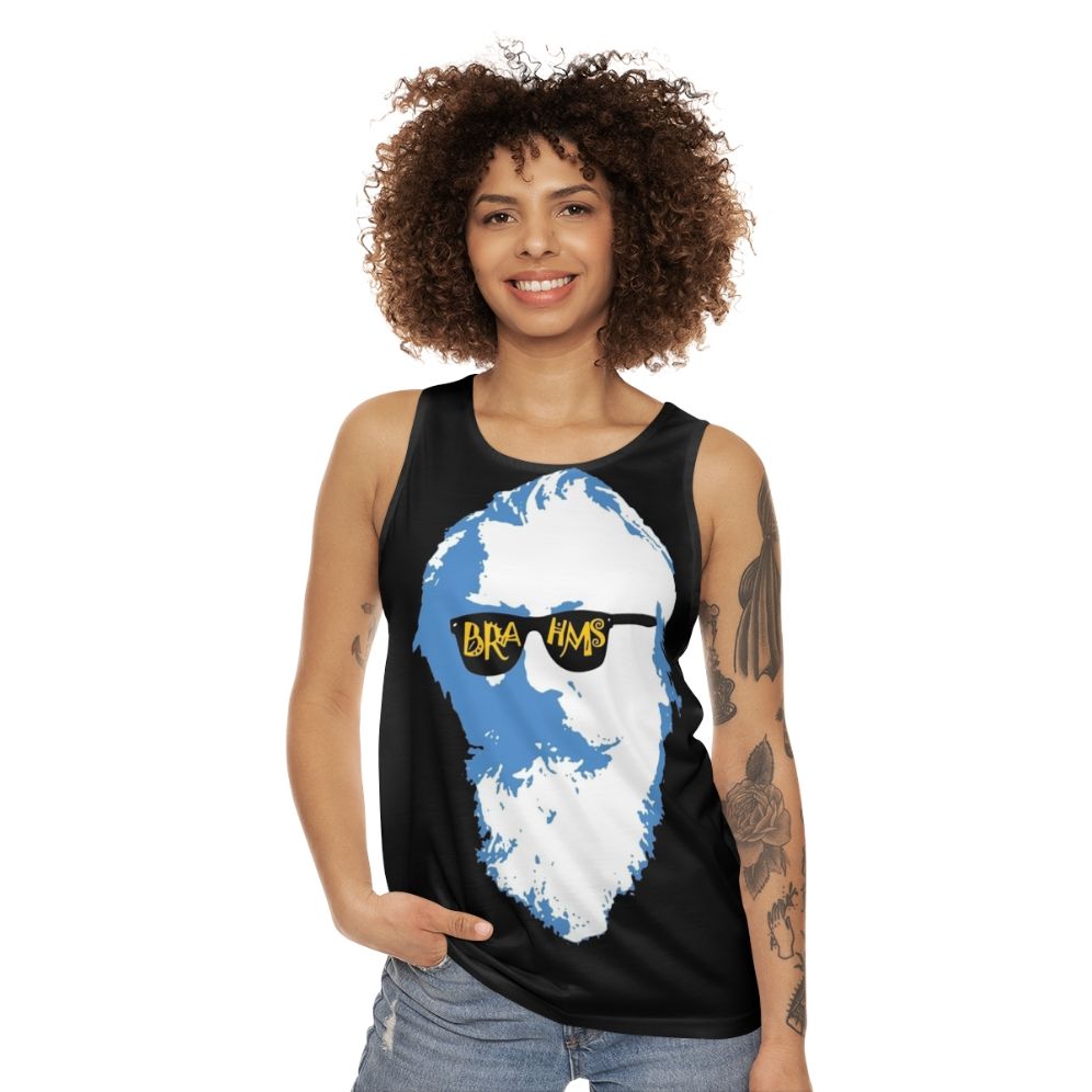 Brahms Unisex Tank Top for Classical Music Fans - women